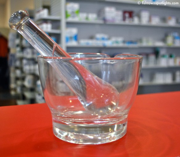Fishtown Pharmacy Mortar and Pestle
