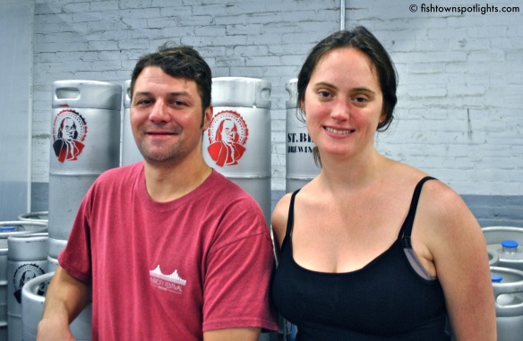 Saint Benjamin Brewing Owners Tim Patton & Christina Burris